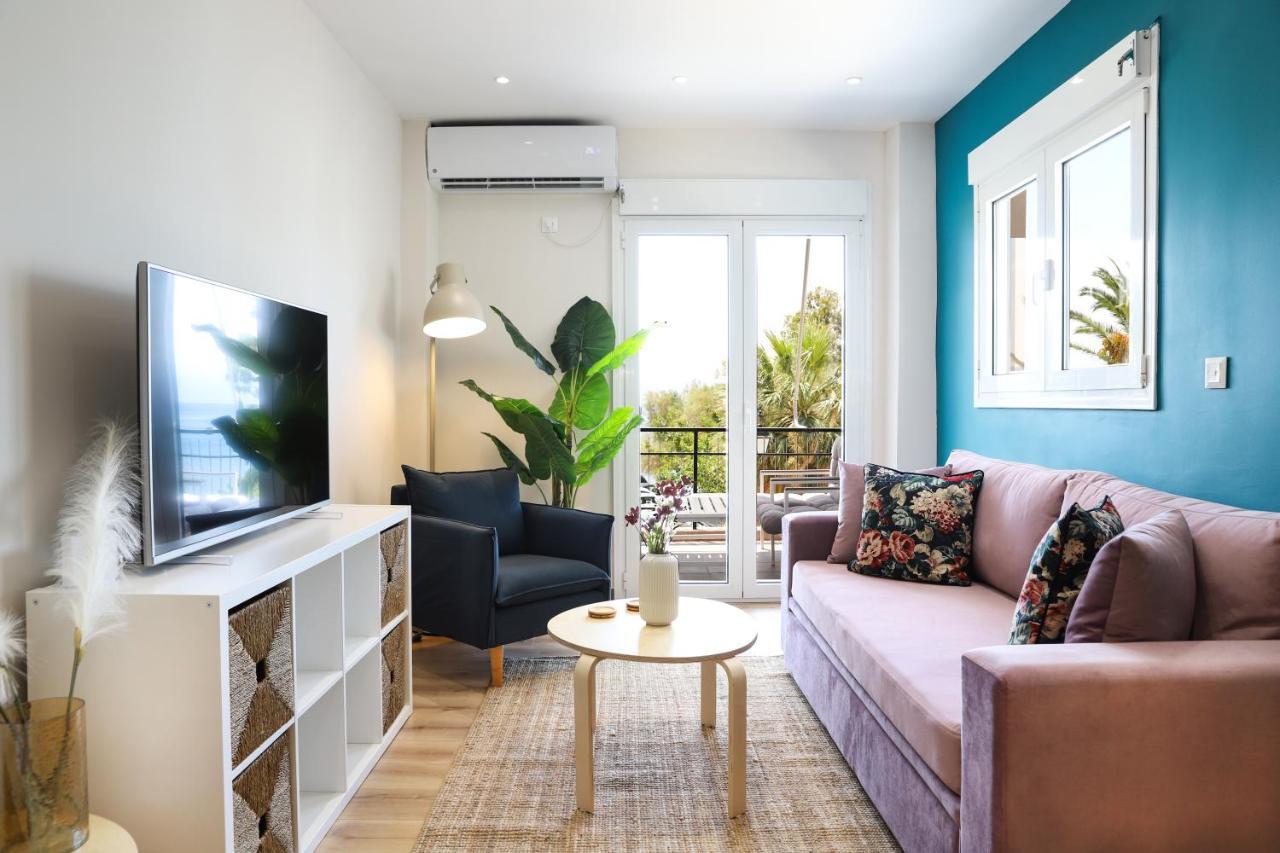 Luxury Seaview Apartment Con Vista Loutráki Exteriér fotografie